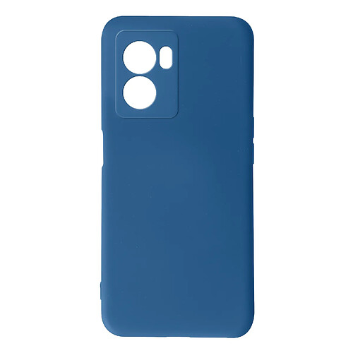 Avizar Coque pour Oppo A77 et A57 Semi-rigide Soft-touch Fine Bleu