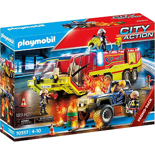 Playmobil® City Action - Opération des pompiers avec un véhicule de pompiers