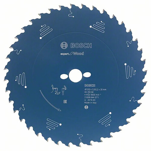 Bosch Lame de scie circulaire Expert for Wood 165 x 20 x 2,6 mm, 36