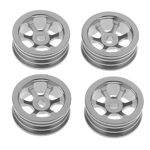 4 pièces 1/28 moyeux de roue de voiture rc pour wltoys k979 k989 upgrade parts grey