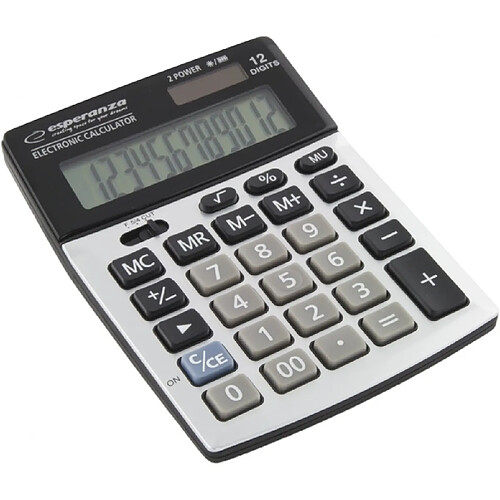 Ansedonia Calculatrice Desktop NEWTON Esperanza ECL102 Noir