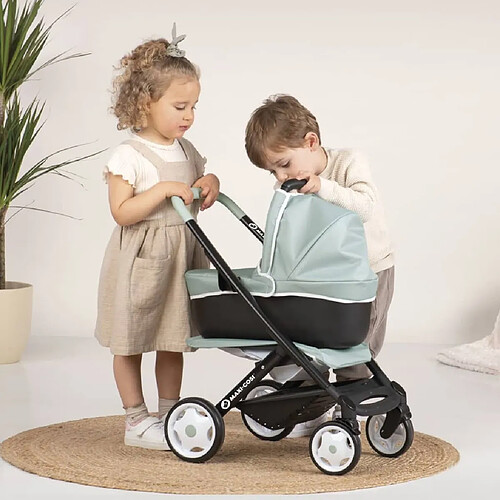 Smoby Poussette et landau 3-en-1 pour poupées Maxi Cosi Vert sauge