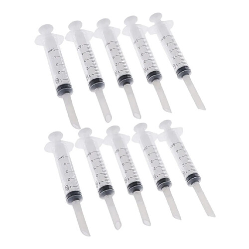 10Pcs Pet Finches Seringue D'alimentation Des Oiseaux Bébé Perroquet Mangeoires Injecteur 5 Ml