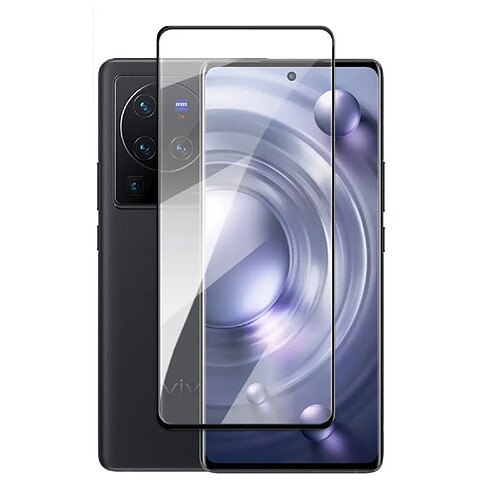 Film vitre protecteur incurvé pour Vivo X80 Pro 5G taille 6.78" verre trempé de protection transparent -Visiodirect-