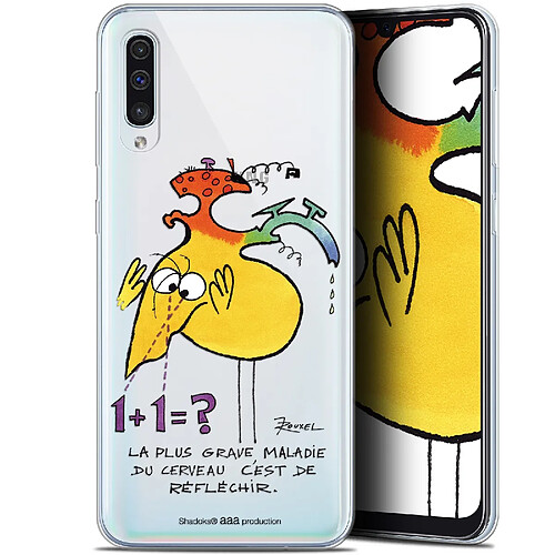 Caseink Coque Pour Samsung Galaxy A50 (6.4 ) [Gel HD Collection Les Shadoks ? Design Réfléchir - Souple - Ultra Fin - Imprimé en France]