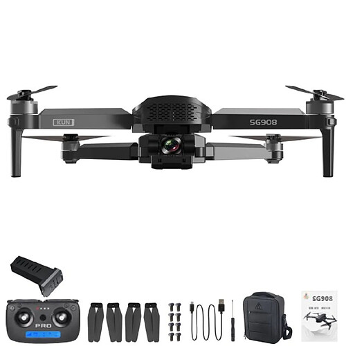 Universal SG908 3 axes Cardan Drone avec caméra 4K HD 5G GPS WIFI FPV moteur brushless Télécommande professionnelle Quadcopter | Télécommande Hélicoptère