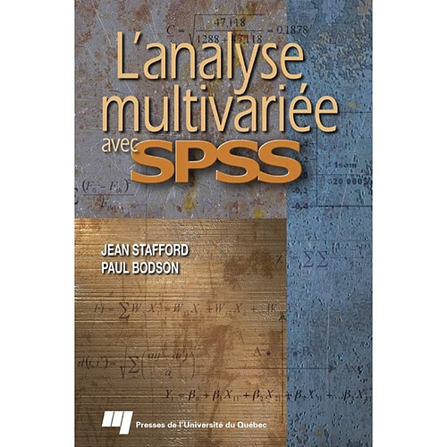 L'analyse multivariée avec SPSS · Occasion