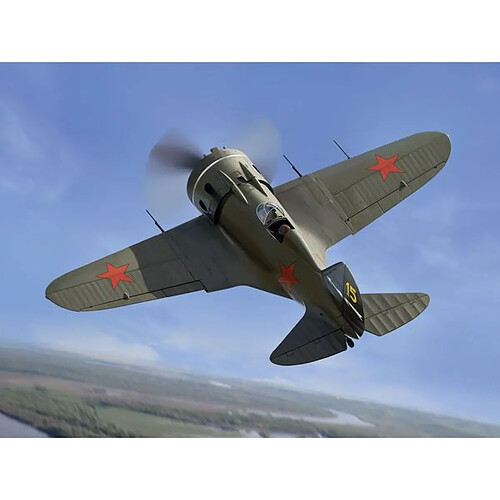 I-16 type 28 WWII Soviet Fighter- 1:48e - ICM