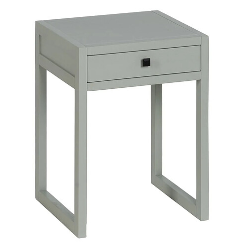 BigBuy Home Table de Nuit Gris Bois de pin Bois MDF 40,5 X 38 X 56 CM