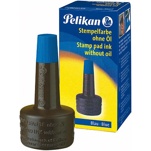 Pelikan encre à tampon 4K, bleu, contenu: 28 ml ()