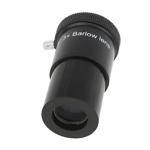 Plastique de Lentille de Barlow à Grossissement 3X de 1,25 Po (31,7 Mm) pour Oculaires de Télescope