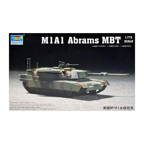 Trumpeter Maquette Char M1a1 Abrams Mbt