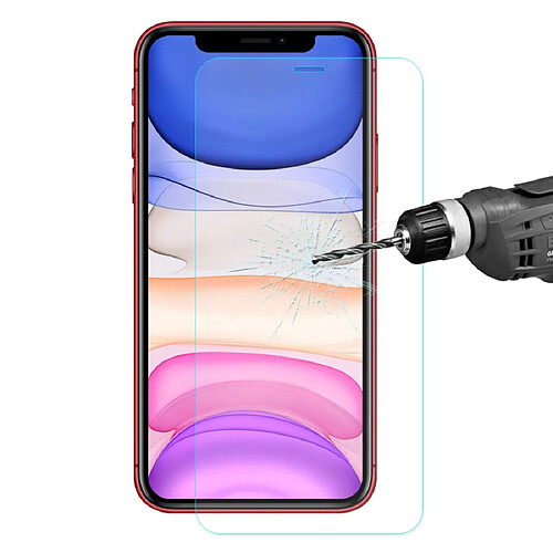 Wewoo Film de verre trempé de Edge incurvé 0.26mm 9H 2.5D pour iPhone 11 / iPhone XR