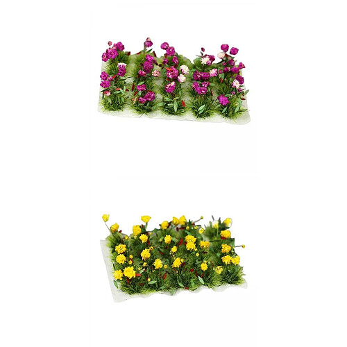 Miniature fleur jardin modèle de bâtiment kits