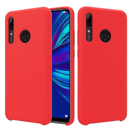 Wewoo Coque Étui de protection étanche en silicone liquide de couleur unie pour Huawei Enjoy 9s rouge