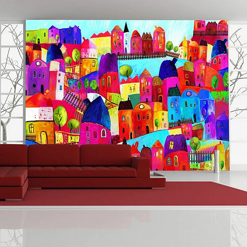 Paris Prix Papier Peint Rainbow Hued Town 231 x 300 cm