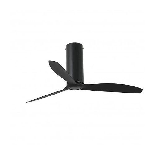 faro Plafonnier ventilateur Tube Noir 45 Cm