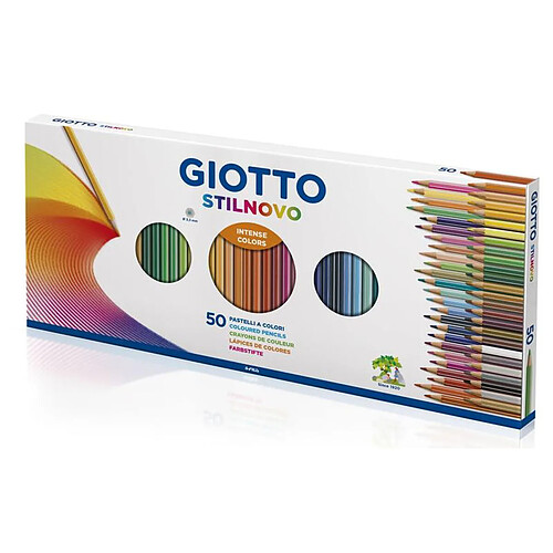 Crayons de couleur GIOTTO Stilnovo Multicouleur 50 Pièces