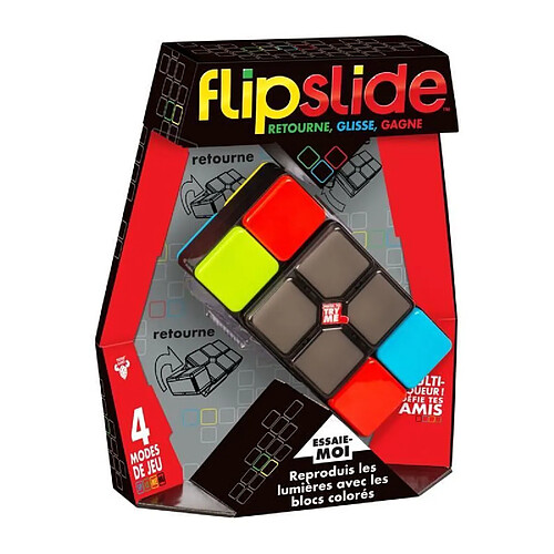 Flipslide - MOOSE TOYS - Jeu électronique de combinaison de lumiere, avec piles incluses