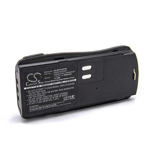 vhbw NiMH batterie 1800mAh (7.5V) pour radio talkie-walkie comme Motorola PMNN4046A, PMNN4046R, PMNN4063AR, PMNN4063ARC, PMNN4063BR