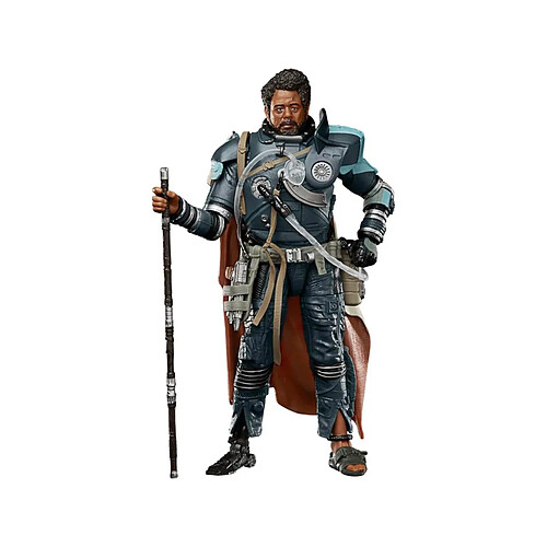 Hasbro Saw Gerrera Articulé de Star Wars The Black Series avec ses Armes de Combat Multicolore