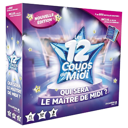 Dujardin 12 coups de midi ? Nouvelle edition