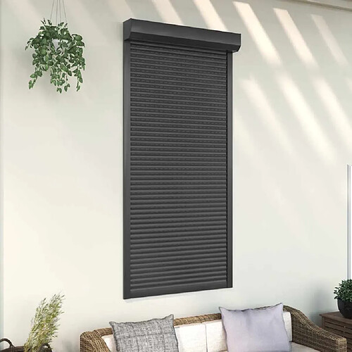 vidaXL Volet roulant aluminium 100x210 cm anthracite