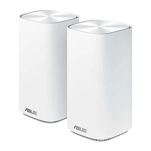 Système Wifi Asus Zenwifi Ac Mini Cd6 Blanc Ac1500 Wifi Bi-bande 2.4/5Ghz Pack 2