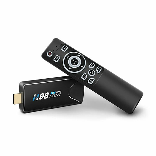 H98 Mini Set Top Box Android 10 Allwinner H313 Quad Core 4K 2.4G 5G Double Wifi Bluetooth 4.0 Noir Eu Plug 2 8G