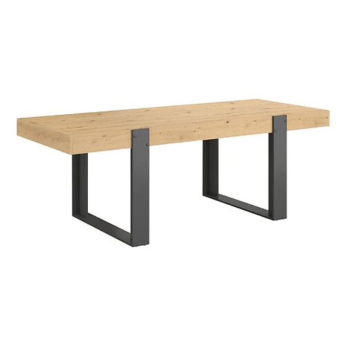 But Table à manger L.223 cm STAN imitation chêne et gris