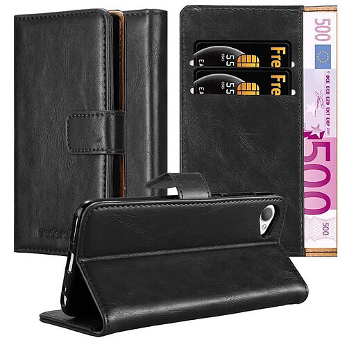 Cadorabo Coque HTC Desire 12 Etui en Noir