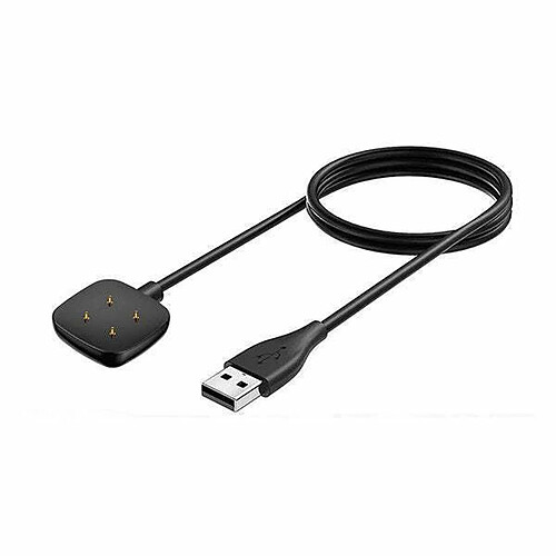 PHONECARE Chargeur USB pour SmartWatch pour Fitbit Versa 4 - Noir