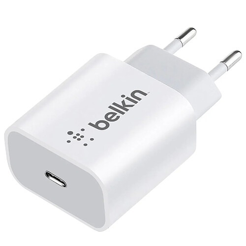 Chargeur secteur USB-C 25W Belkin Blanc