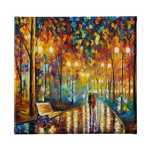 EPIKASA Impression sur Toile Sous la Pluie 2, Multicouleur, Polyester, 60x3x60 cm