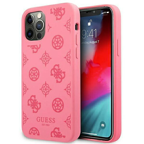 Guess Maroquinerie guess guhcp12llspefu iphone 12 pro max 6,7" fuksja/fushia hard coque peony collection