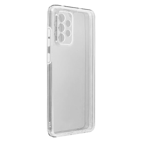 Avizar Coque Samsung Galaxy A72 Protection Arrière Rigide et Avant Souple transparent