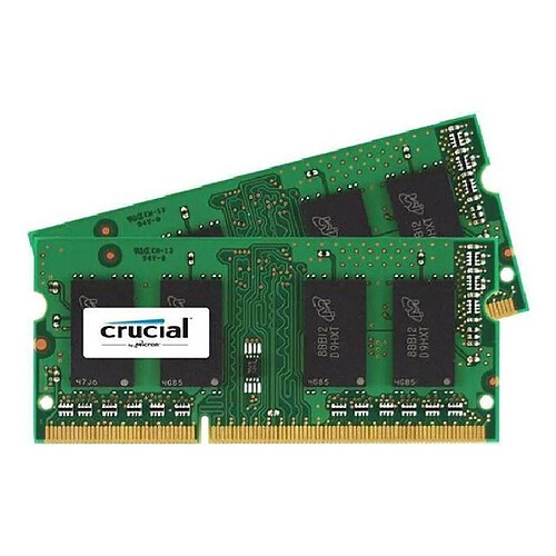 CRUCIAL Mémoire Sodimm DDR3 Kit 8Go (2x4Go) 1600 PC3-12800 1.35V