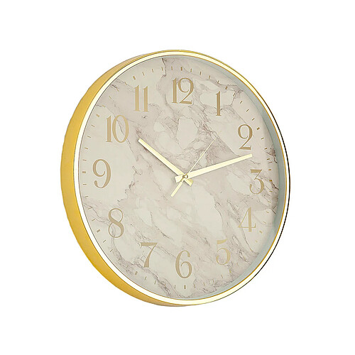 Horloge Murale Romimex Argenté Argent PVC 45 x 45 x 3 cm