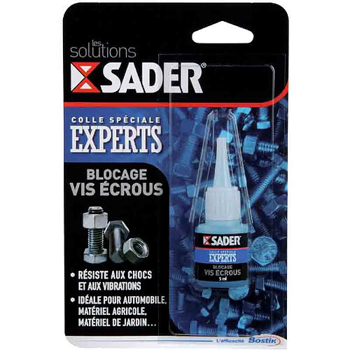 SADER - Colle blocage vis / écrous 5 ml