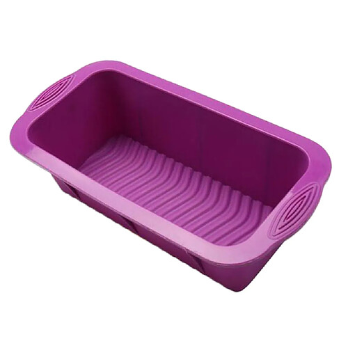 Silicone rectangulaire toast boîte longue miche gâteau moule cuisson moule rouge