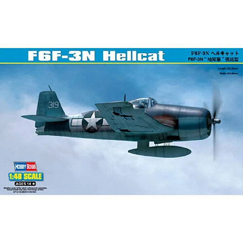 Hobby Boss Maquette Avion F6f-3n Hellcat