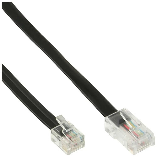 Câble modulaire, InLine®, RJ45 - RJ12 mâle/mâle 6 fils 6m