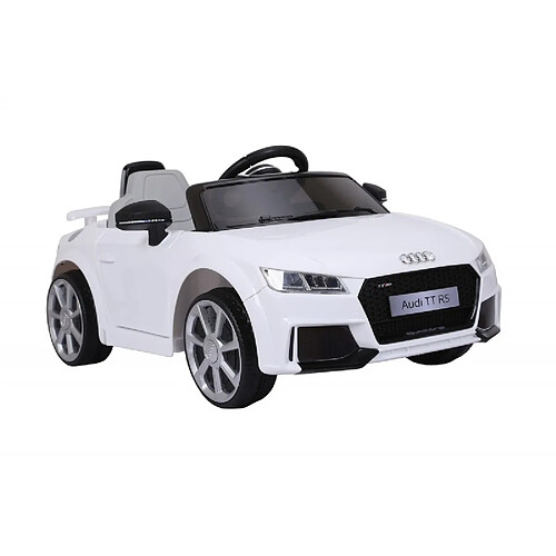 Audi TT RS Voiture Electrique Enfant (2x25W) 103x62x44 cm - Marche av/ar, Phares, Musique, Ceinture et Télécommande parentale