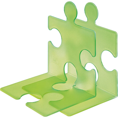 HAN Serre-livres PUZZLE, set de 2, vert translucide ()