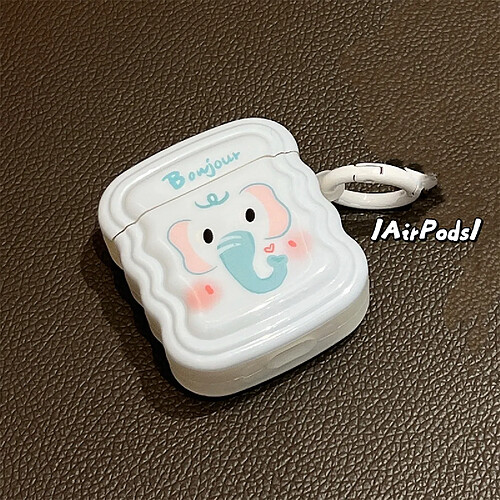 GUPBOO Airpods Coque Housse Étui Protecteur Compatible pour AirPods1/2-Dessin animé mignon Dumbo Girl