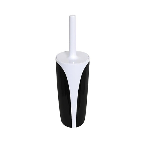 MSV Brosse Wc avec support PS KANDY Noir