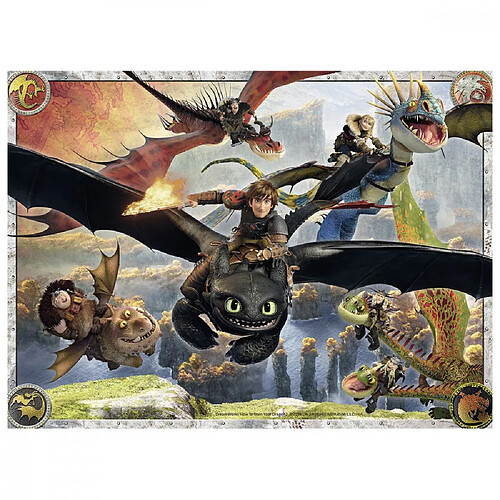 Ravensburger Puzzle XXL 150p Dragons En vol