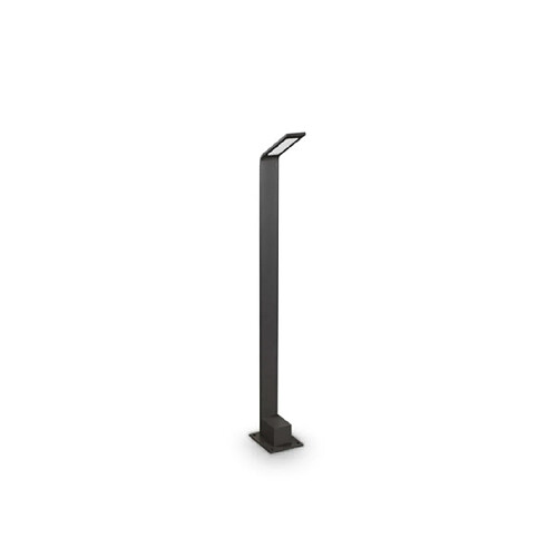 Ideal Lux Borne de jardin Agos Métal,Aluminium Gris anthracite