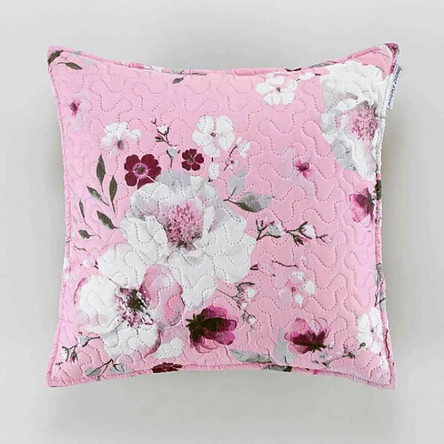 Paris Prix Housse de Coussin Velvet Flower 45x45cm Rose