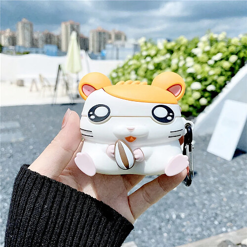 GUPBOO Airpods Coque Housse Étui Protecteur Compatible pour AirPods 3-Hamtaro Hamster